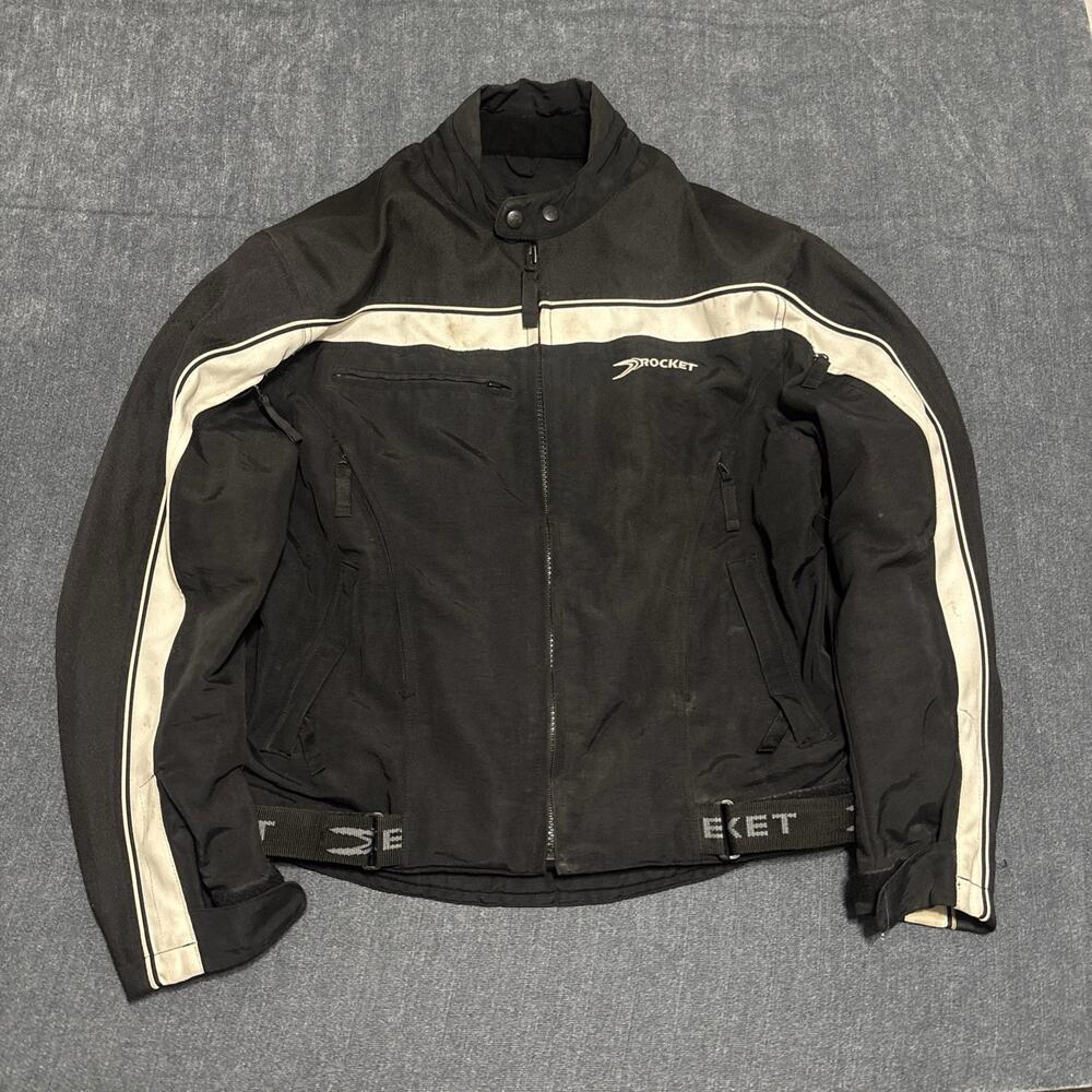 Joe Rocket Ballistic Motorcycle Jacket Mens Large Padded Biker (No Liner)